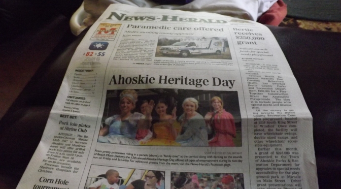 Princesses on a Mission attends Ahoskie’s Heriage Festival